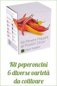 Kit peperoncini da coltivare.