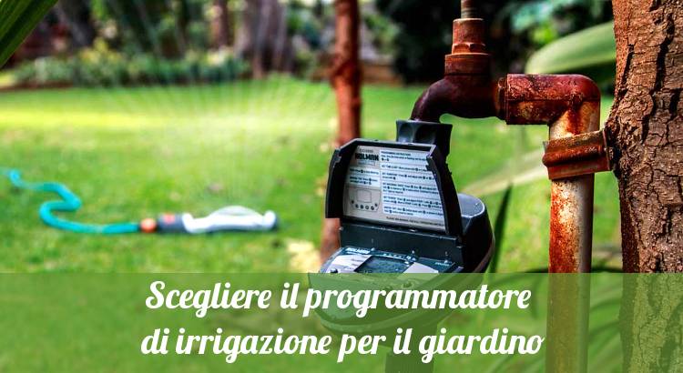 Centralina per programmare irrigazione automatica.