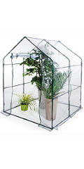 Serra a casetta in pvc.